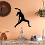 Wallity Yoga 5 Escultura de Pared de Metal Negra